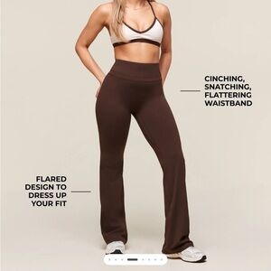 Whitney x Gymshark flared leggings